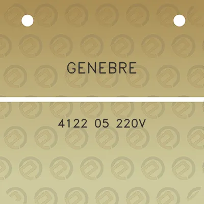 genebre-4122-05-220v