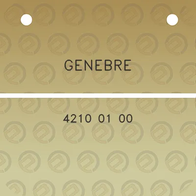 genebre-4210-01-00