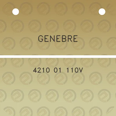 genebre-4210-01-110v