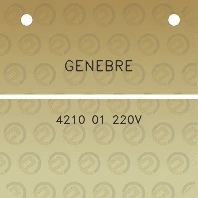 genebre-4210-01-220v