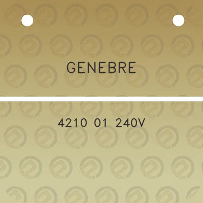 genebre-4210-01-240v