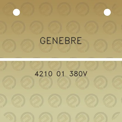 genebre-4210-01-380v