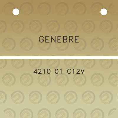 genebre-4210-01-c12v