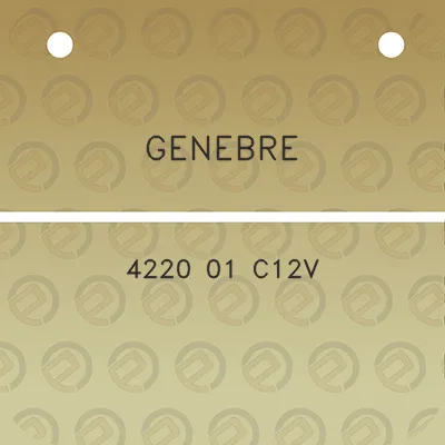 genebre-4220-01-c12v