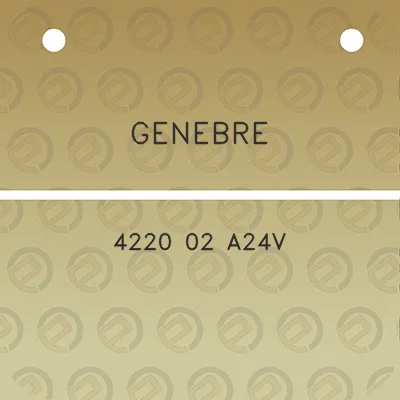 genebre-4220-02-a24v