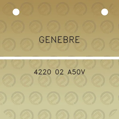 genebre-4220-02-a50v