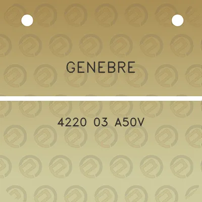 genebre-4220-03-a50v