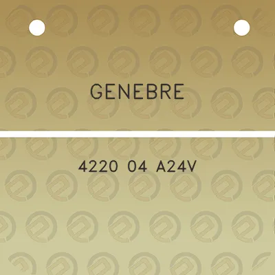 genebre-4220-04-a24v