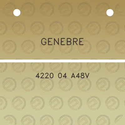 genebre-4220-04-a48v