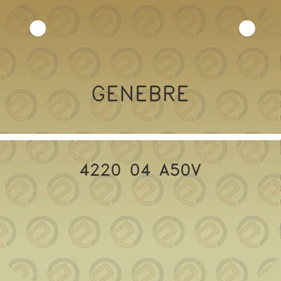 genebre-4220-04-a50v