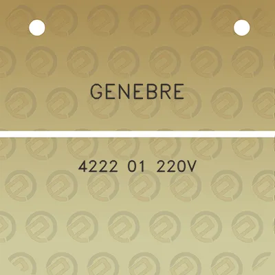 genebre-4222-01-220v