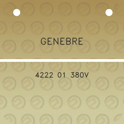 genebre-4222-01-380v