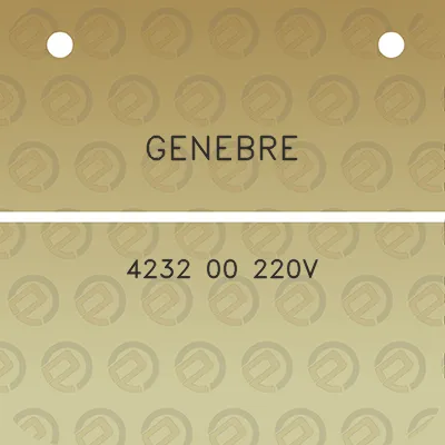 genebre-4232-00-220v