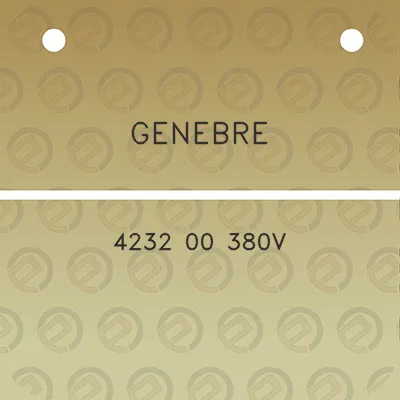 genebre-4232-00-380v