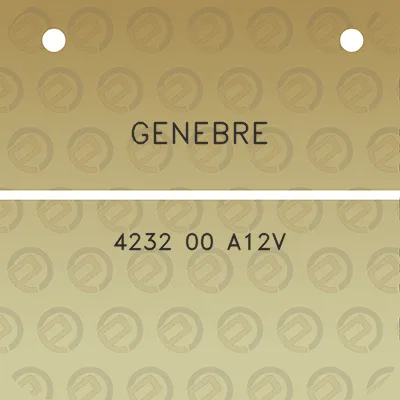 genebre-4232-00-a12v