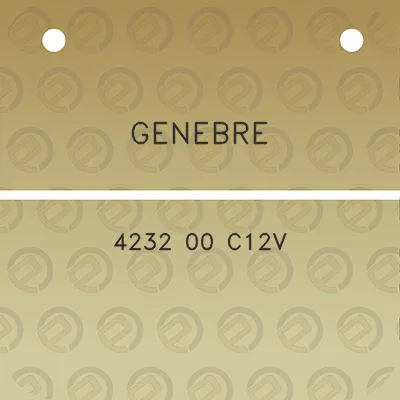 genebre-4232-00-c12v