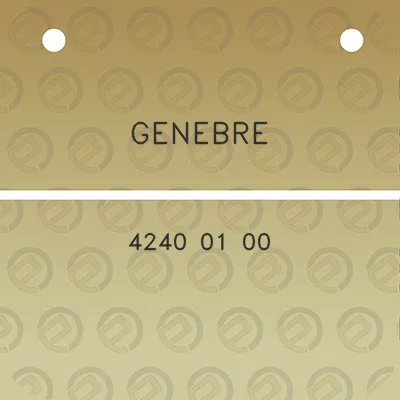 genebre-4240-01-00