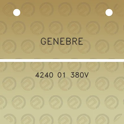 genebre-4240-01-380v