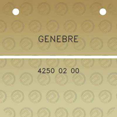 genebre-4250-02-00