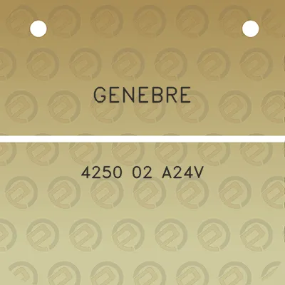 genebre-4250-02-a24v