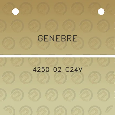 genebre-4250-02-c24v