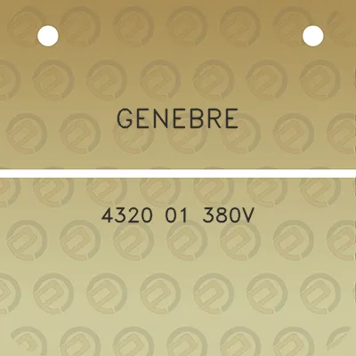 genebre-4320-01-380v