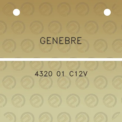 genebre-4320-01-c12v