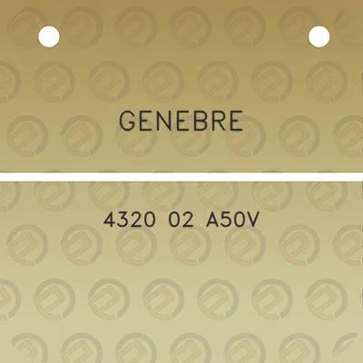 genebre-4320-02-a50v