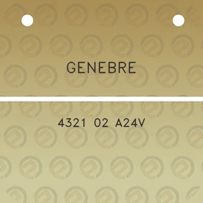 genebre-4321-02-a24v