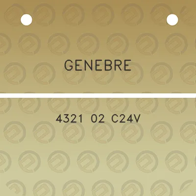 genebre-4321-02-c24v