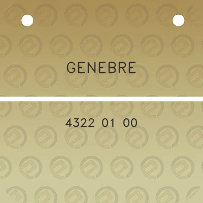 genebre-4322-01-00