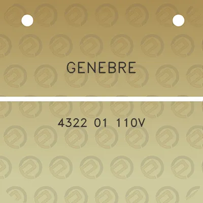 genebre-4322-01-110v