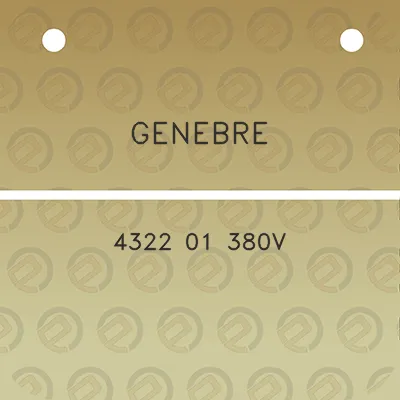 genebre-4322-01-380v