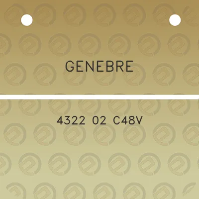 genebre-4322-02-c48v