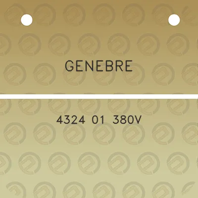 genebre-4324-01-380v