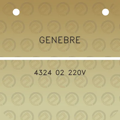 genebre-4324-02-220v