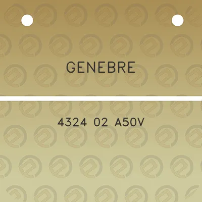 genebre-4324-02-a50v