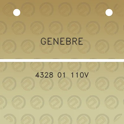 genebre-4328-01-110v