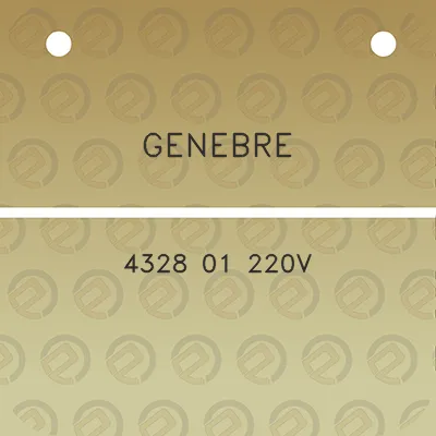 genebre-4328-01-220v