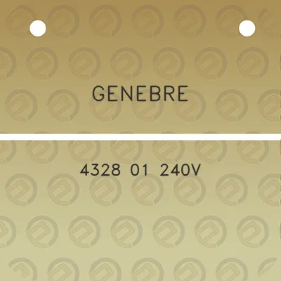 genebre-4328-01-240v