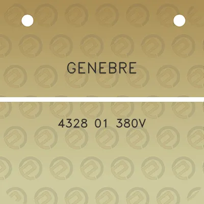 genebre-4328-01-380v