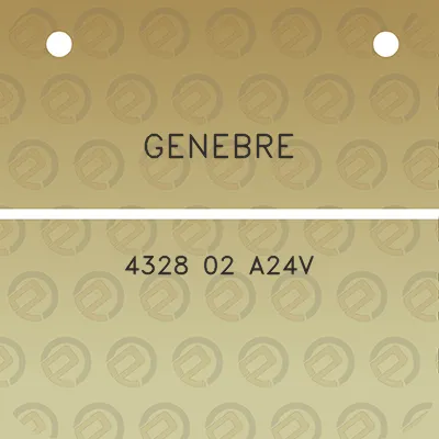 genebre-4328-02-a24v