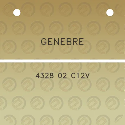 genebre-4328-02-c12v