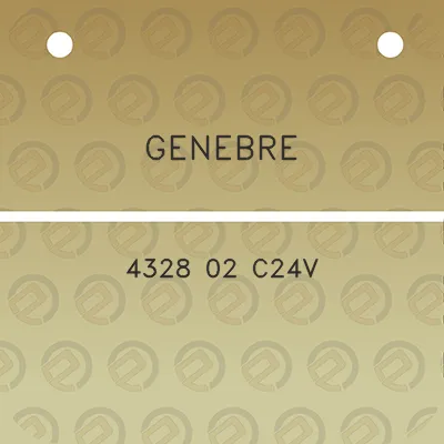 genebre-4328-02-c24v