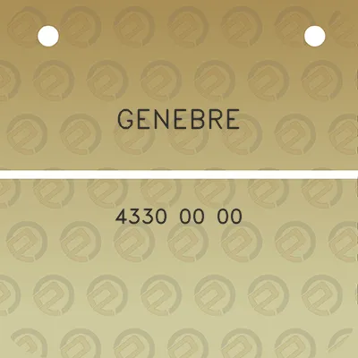 genebre-4330-00-00