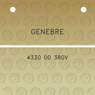 genebre-4330-00-380v