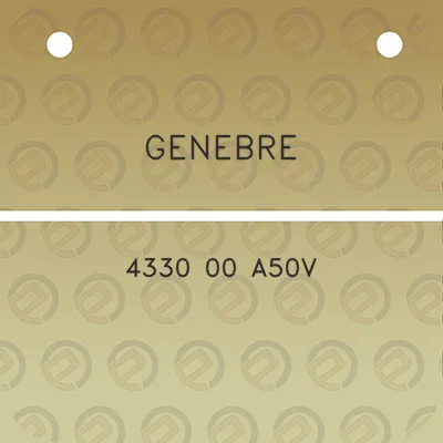 genebre-4330-00-a50v