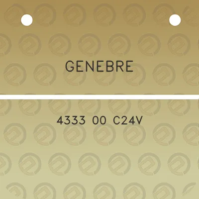 genebre-4333-00-c24v