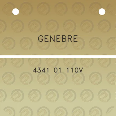 genebre-4341-01-110v