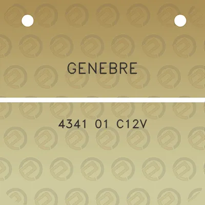 genebre-4341-01-c12v